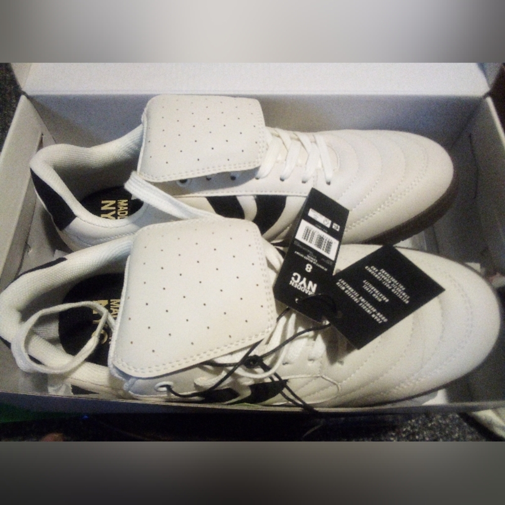 New Men's Steve Madden White M-Muirr Sport Casual Sneakers Size 8